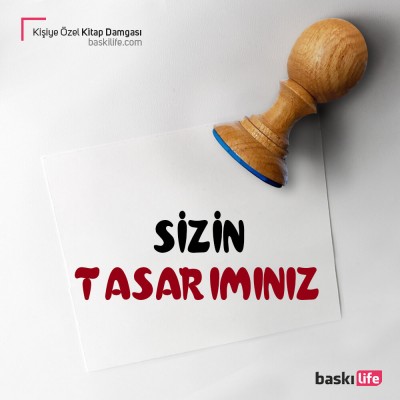 Kendi Tasarımınız Mühür Olsun Kitap Kaşesi,Kitap Damgası,Kitap Mührü