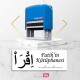 İkra Otomatik Kitap Mührü Kitap Damgası Kişiye Özel Kaşe
