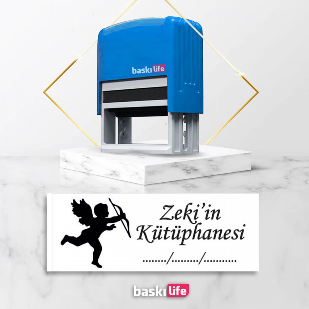 Ok Yay Otomatik Kitap Mührü Kitap Damgası Kişiye Özel Kaşe 