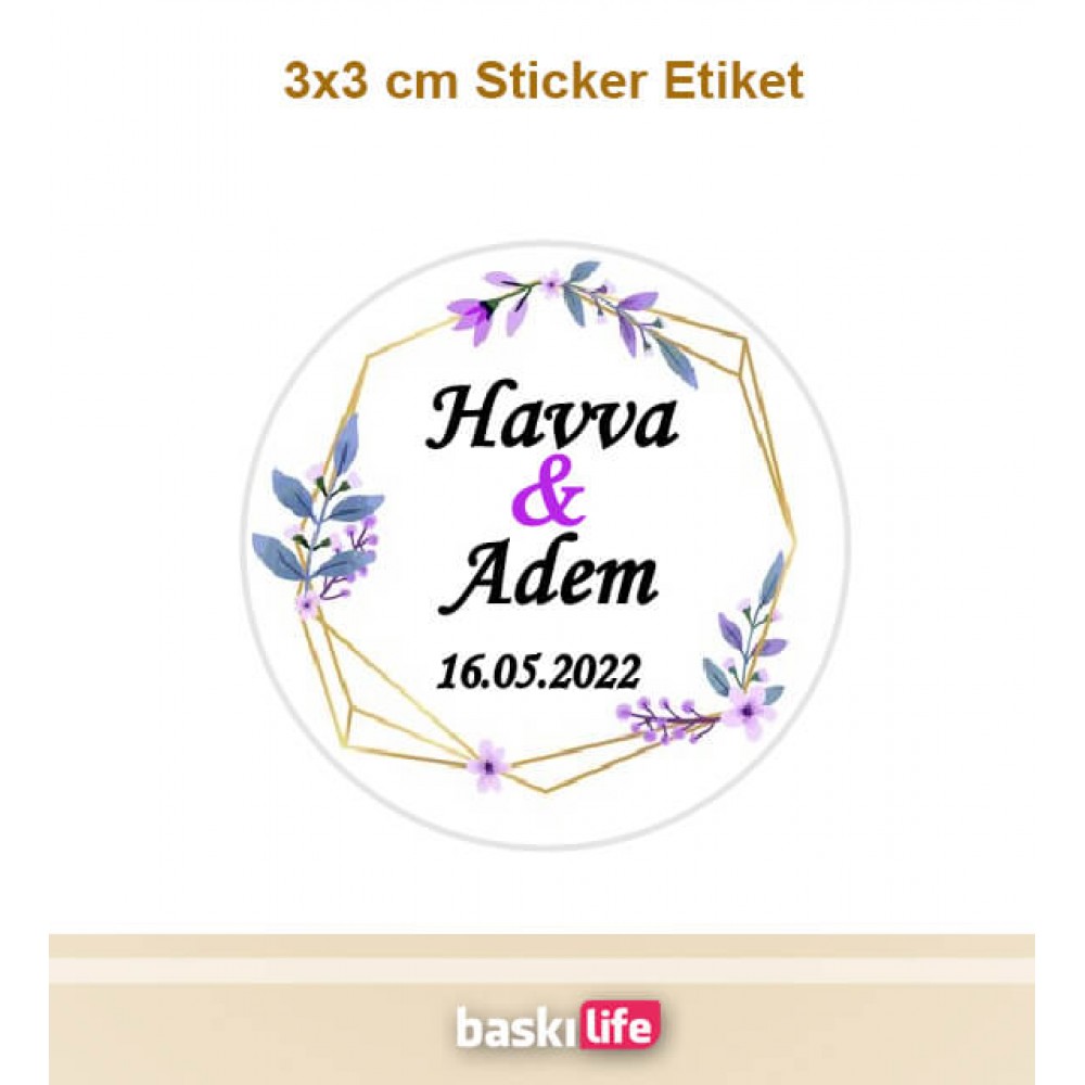 Çikolata Etiketi - Nişan - Kına - Düğün - Söz - (Yapışkanlı) 3x3 cm - 80 Adet Çikolata Etiketi - Nişan - Kına - Düğün - Söz - (Yapışkanlı) 3x3 cm - 80 Adet