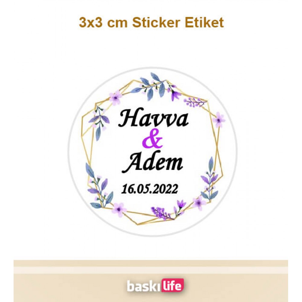 Çikolata Etiketi - Nişan - Kına - Düğün - Söz - (Yapışkanlı) 3x3 cm - 80 Adet Çikolata Etiketi - Nişan - Kına - Düğün - Söz - (Yapışkanlı) 3x3 cm - 80 Adet