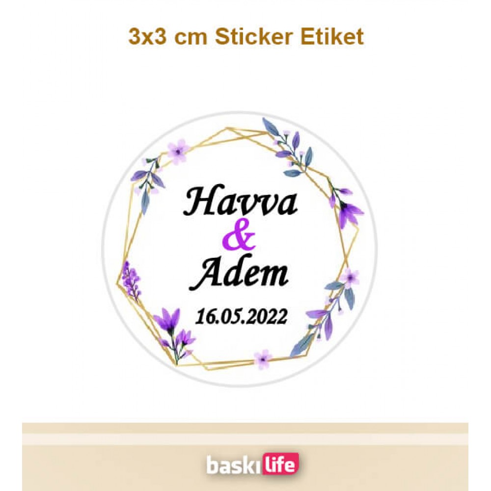 Çikolata Etiketi - Nişan - Kına - Düğün - Söz - (Yapışkanlı) 3x3 cm - 80 Adet Çikolata Etiketi - Nişan - Kına - Düğün - Söz - (Yapışkanlı) 3x3 cm - 80 Adet