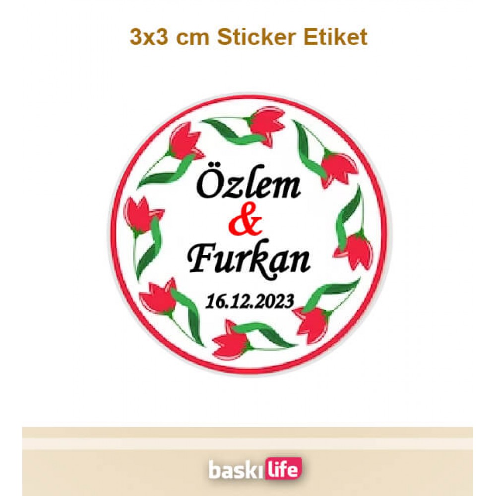 Çikolata Etiketi - Nişan - Kına - Düğün - Söz - (Yapışkanlı) 3x3 cm - 80 Adet Çikolata Etiketi - Nişan - Kına - Düğün - Söz - (Yapışkanlı) 3x3 cm - 80 Adet