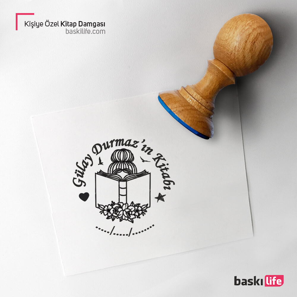 Kadın Kitap Kişiye Özel Kitap Kaşesi, Kitap Damgası, Kitap Mührü Kadın Kitap Kişiye Özel Kitap Kaşesi, Kitap Damgası, Kitap Mührü