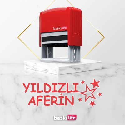 Otomatik Öğretmen Kaşesi Yıldızlı Aferin