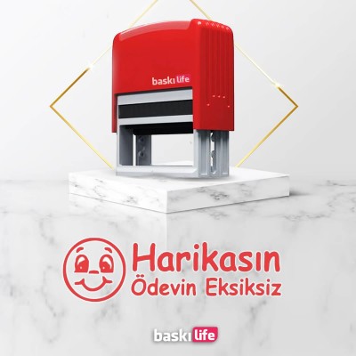 Otomatik Öğretmen Kaşesi Harikasın Ödevin Eksiksiz