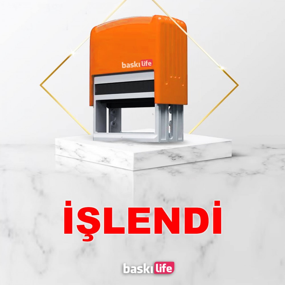 İşlendi Otomatik Kendinden Mürekkepli Kaşe İşlendi Otomatik Kendinden Mürekkepli Kaşe