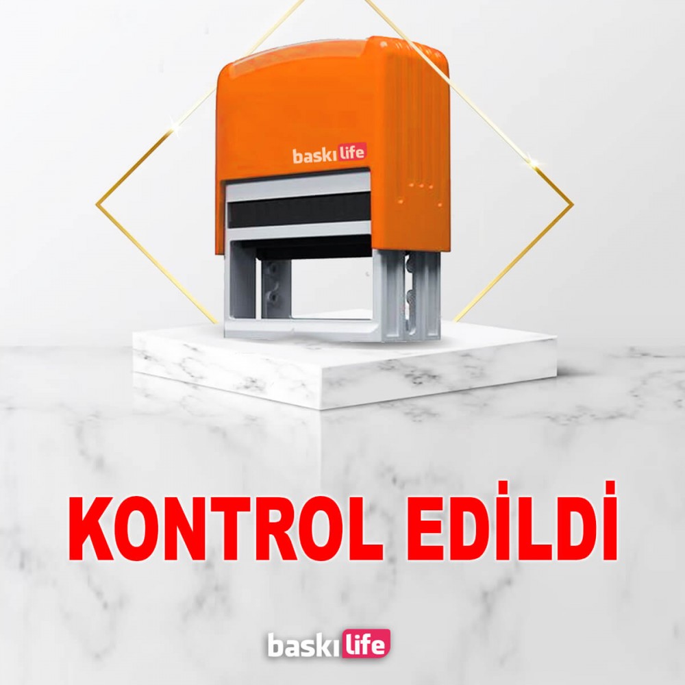 Kontrol Edildi Otomatik Kendinden Mürekkepli Kaşe