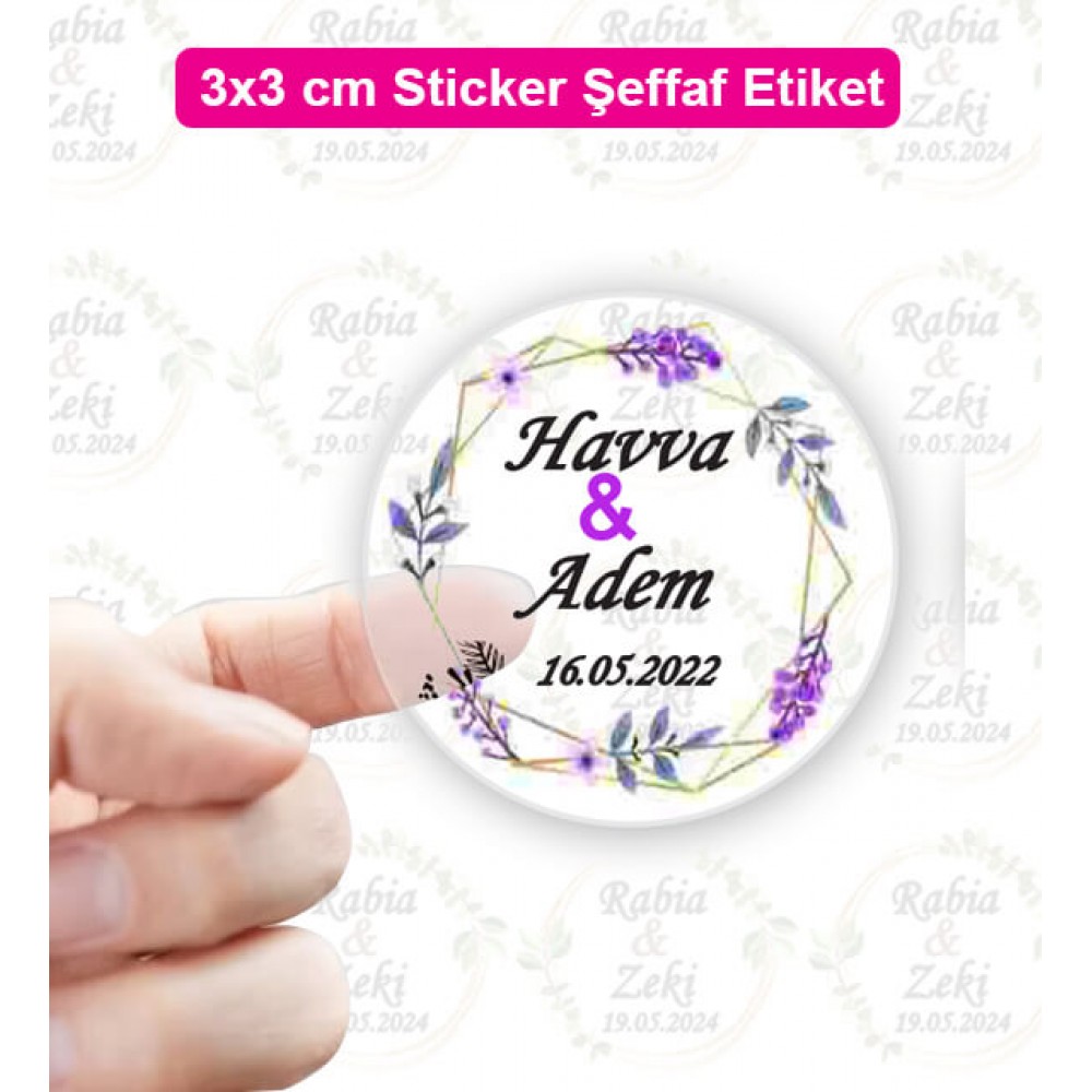 Çikolata Etiketi - Nişan - Kına - Düğün - Söz - (Şeffaf Etiket Yapışkanlı) 3x3 cm - 80 Adet Çikolata Etiketi - Nişan - Kına - Düğün - Söz - (Şeffaf Etiket Yapışkanlı) 3x3 cm - 80 Adet