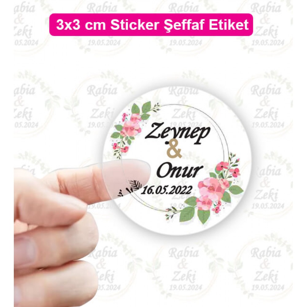 Çikolata Etiketi - Nişan - Kına - Düğün - Söz - (Şeffaf Etiket Yapışkanlı) 3x3 cm - 80 Adet Çikolata Etiketi - Nişan - Kına - Düğün - Söz - (Şeffaf Etiket Yapışkanlı) 3x3 cm - 80 Adet