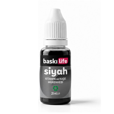 Siyah Istampa Mürekkebi 20 ml