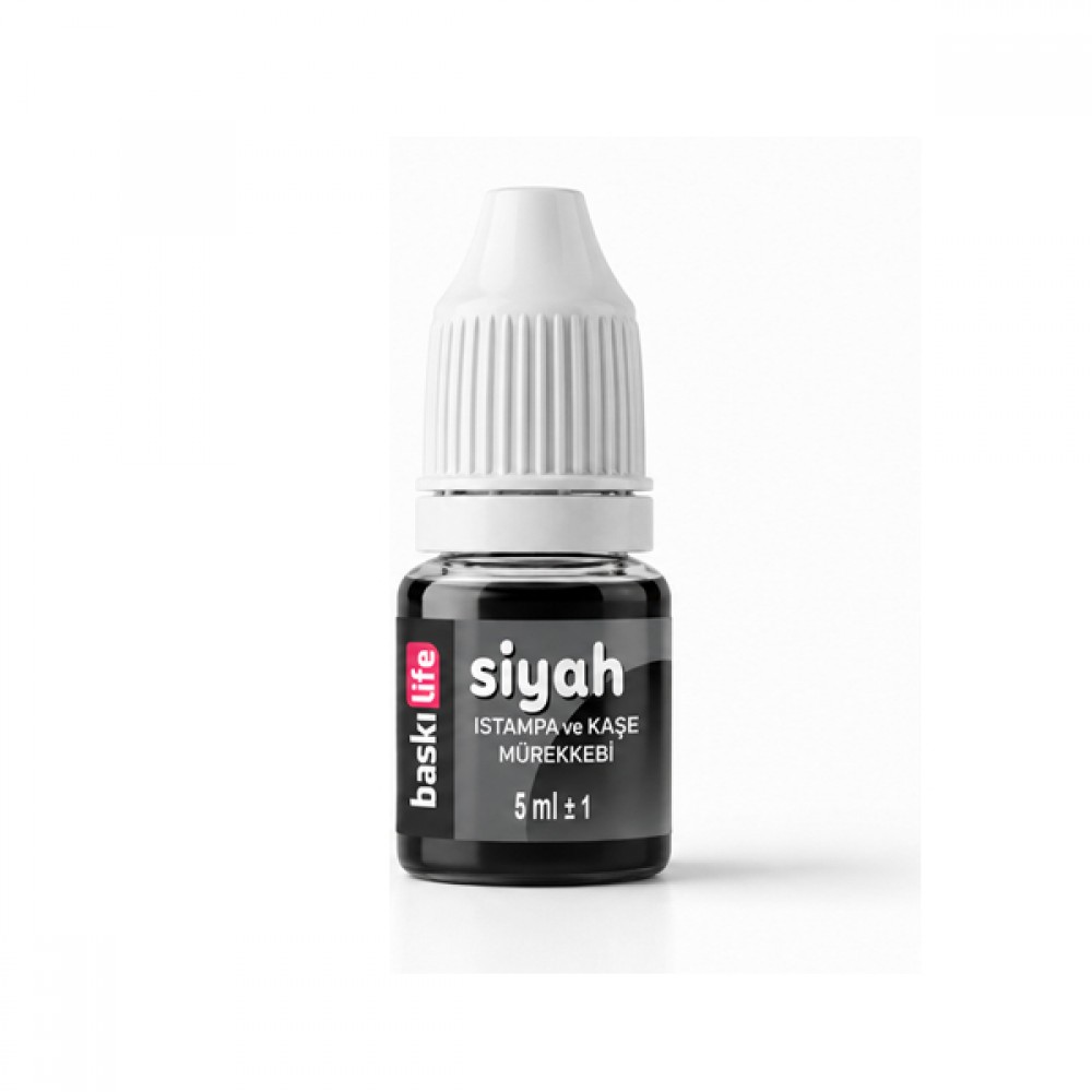 Siyah Istampa Mürekkebi 5 ml Siyah Istampa Mürekkebi 5 ml