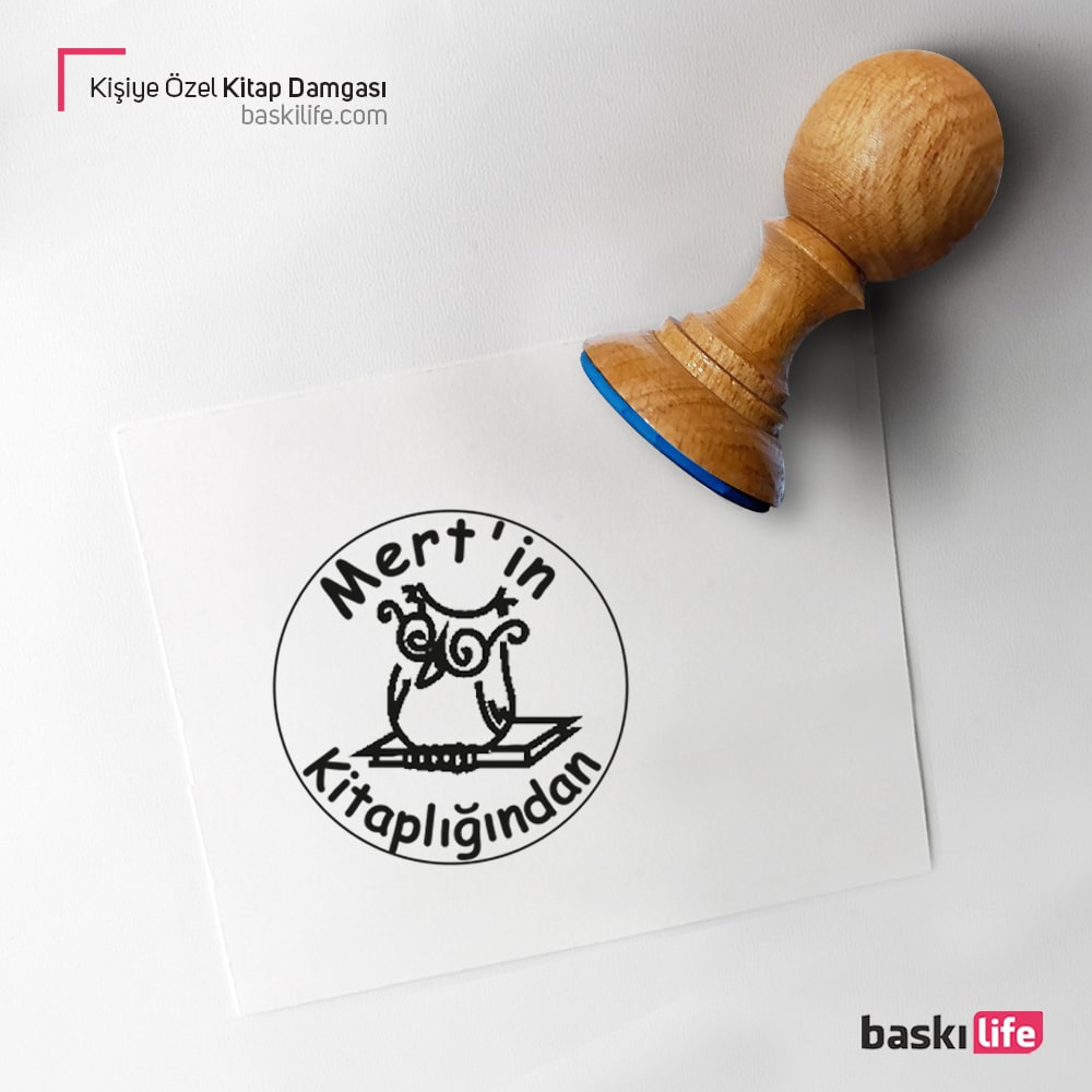 Kişiye Özel Kitap Kaşesi Damla'nın Kitabı