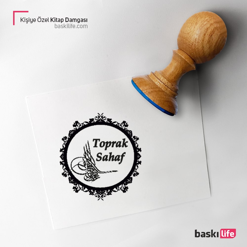 Kişiye Özel Kitap Kaşesi Tuğra 1