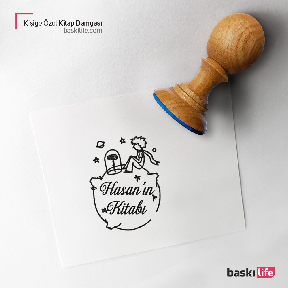 Kişiye Özel Kitap Kaşesi, Kitap Damgası, Kitap Mührü Küçük Prens   Kişiye Özel Kitap Kaşesi, Kitap Damgası, Kitap Mührü Küçük Prens