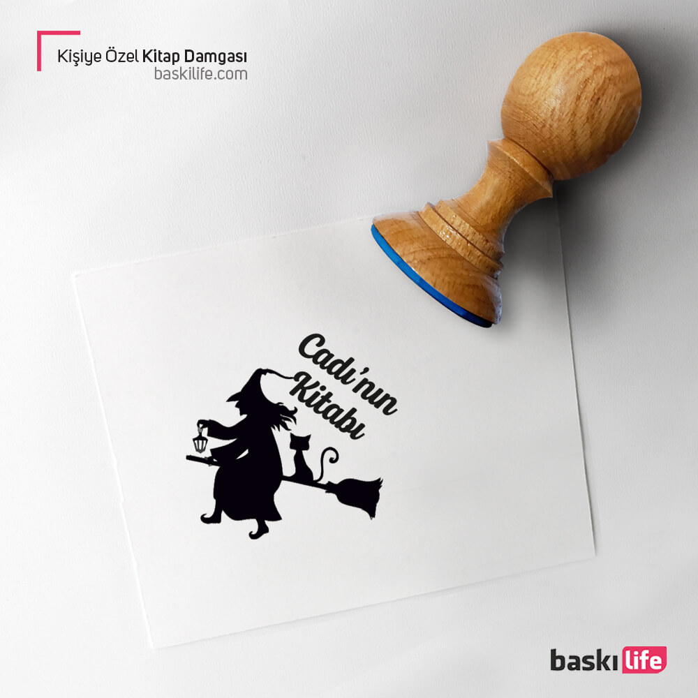 Cadı Kedi Kişiye Kahve Ağaç Kitap Kaşesi, Kitap Damgası, Kitap Mührü Cadı Kedi Kişiye Kahve Ağaç Kitap Kaşesi, Kitap Damgası, Kitap Mührü