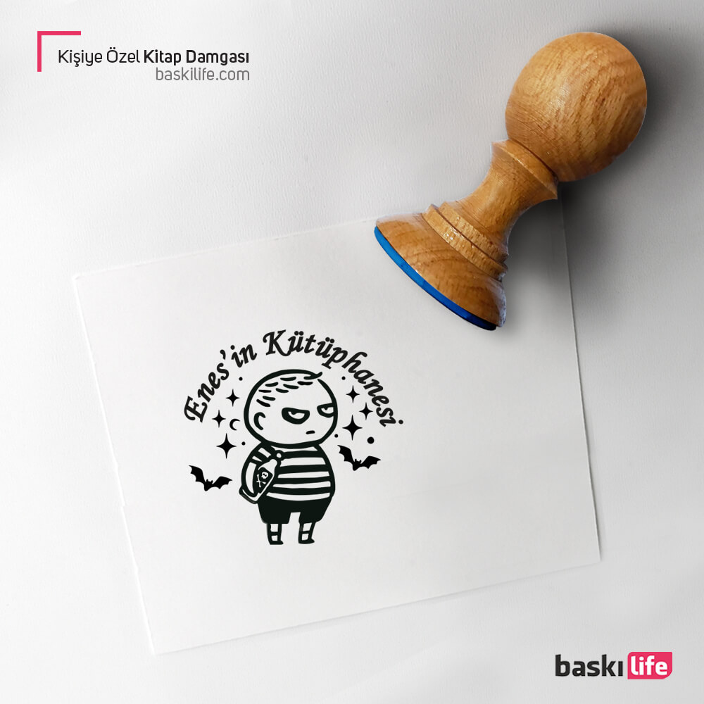 Durakula Erkek Kişiye Özel Kitap Kaşesi, Kitap Damgası, Kitap Mührü Durakula Erkek Kişiye Özel Kitap Kaşesi, Kitap Damgası, Kitap Mührü