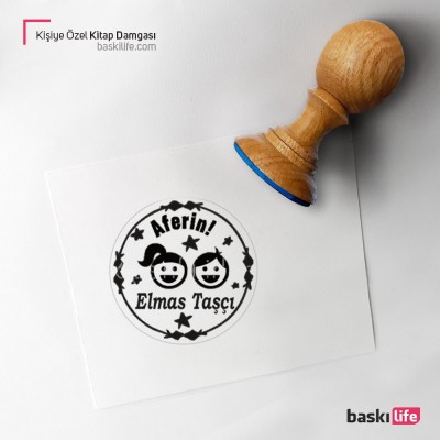 Aferin Öğretmen Kişiye Özel Kitap Kaşesi, Kitap Damgası, Kitap Mührü 217 Aferin Öğretmen Kişiye Özel Kitap Kaşesi, Kitap Damgası, Kitap Mührü 217