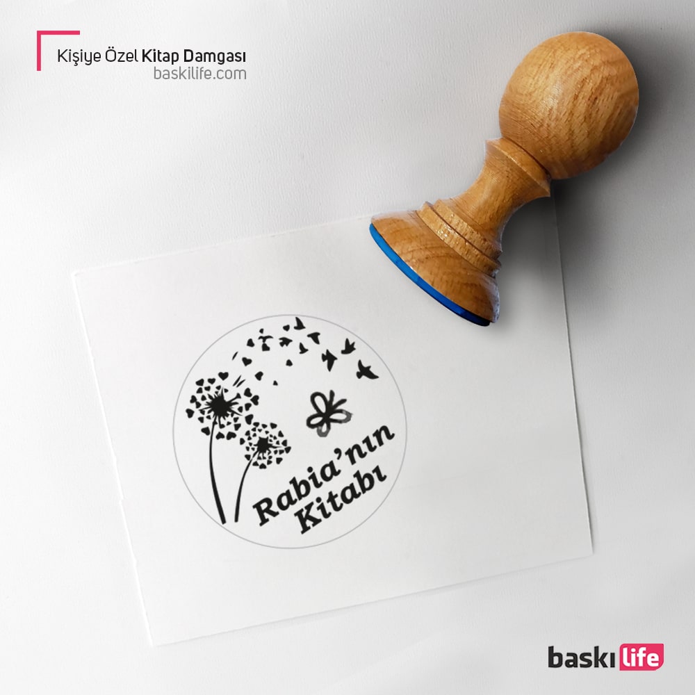 Çiçek Uçan Kuşlar Kişiye Özel Kitap Kaşesi, Kitap Damgası, Kitap Mührü Çiçek Uçan Kuşlar Kişiye Özel Kitap Kaşesi, Kitap Damgası, Kitap Mührü