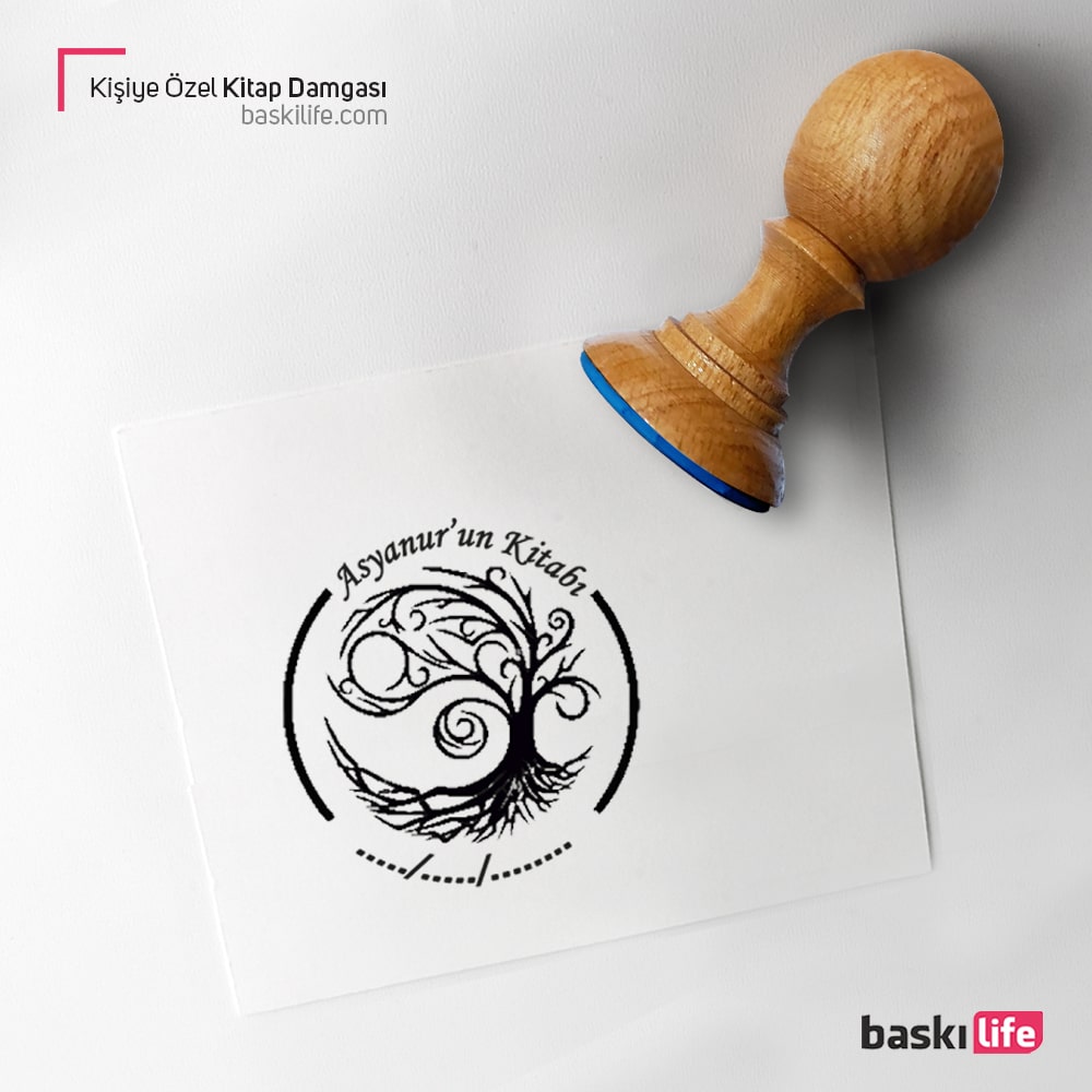 Ağaç Kitap Kaşesi, Kitap Damgası, Kitap Mührü Ağaç Kitap Kaşesi, Kitap Damgası, Kitap Mührü