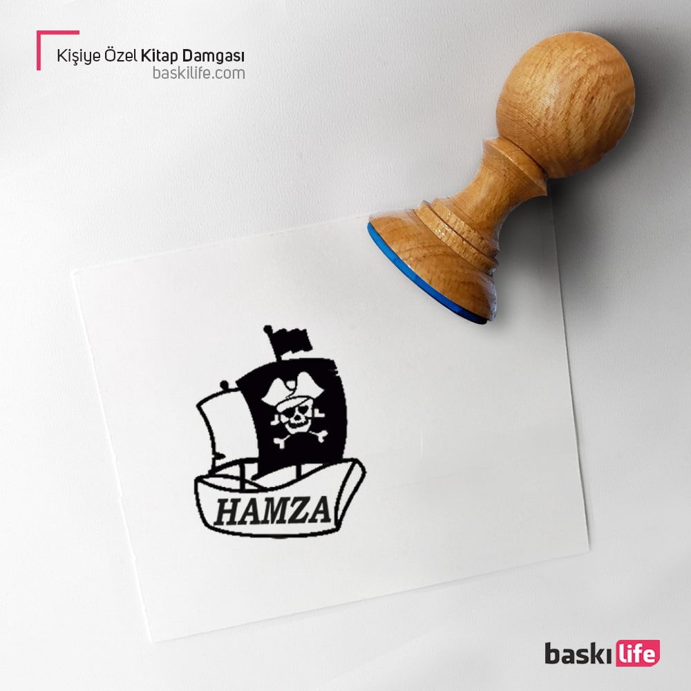 Korsan Gemi Kitap Kaşesi, Kitap Damgası, Kitap Mührü