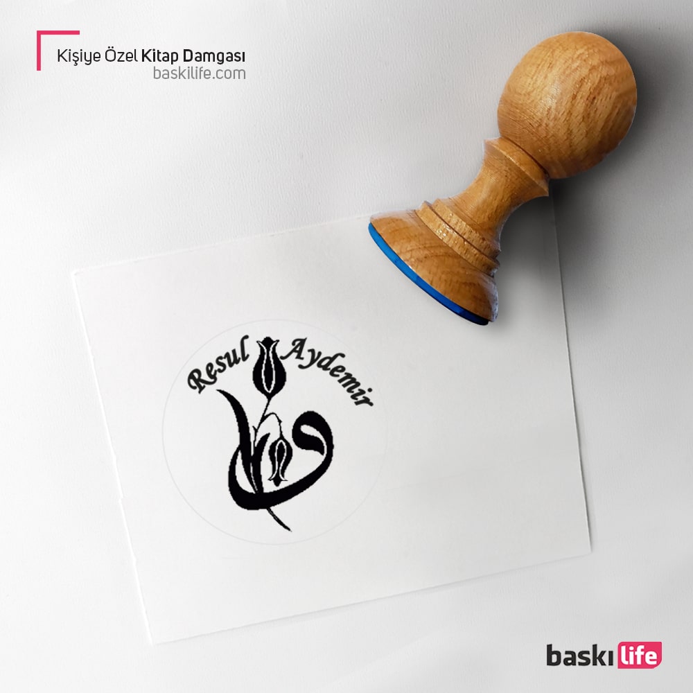 Lale Vav Kitap Kaşesi, Kitap Damgası, Kitap Mührü