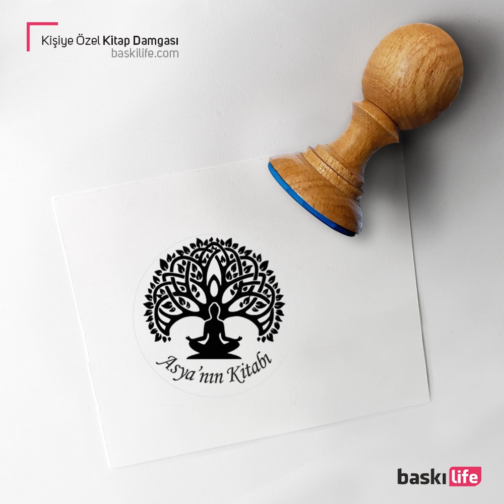 Ağaç Kitap Kaşesi, Kitap Damgası, Kitap Mührü Ağaç Kitap Kaşesi, Kitap Damgası, Kitap Mührü