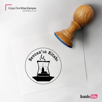 Kişiye Özel Kitap Kaşesi, Kitap Damgası, Kitap Mührü Kız Kulesi Kişiye Özel Kitap Kaşesi, Kitap Damgası, Kitap Mührü Kız Kulesi
