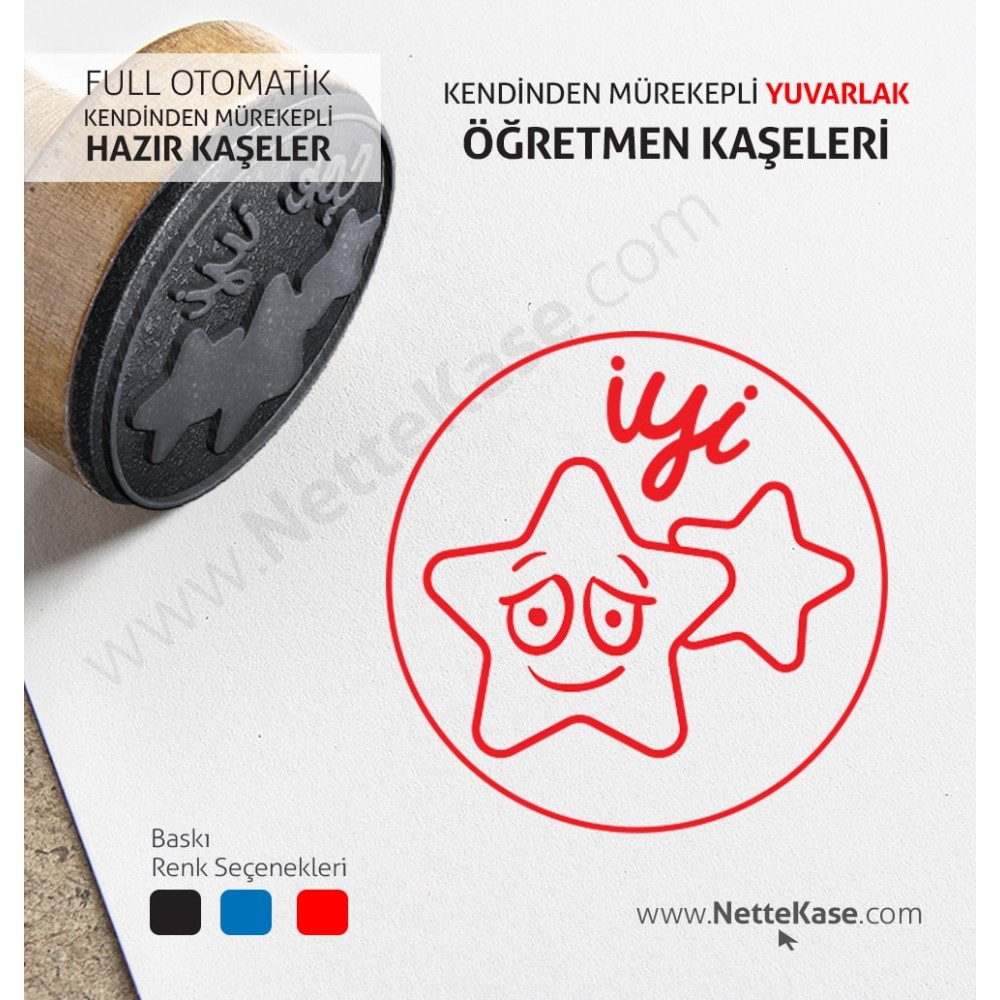 İyi Öğretmen Kaşesi Yuvarlak