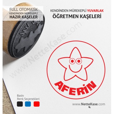 Aferin Öğretmen Kaşesi Yuvarlak